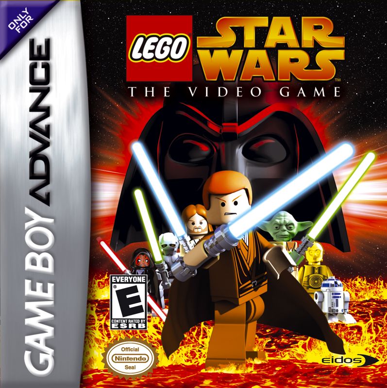 LEGO Star Wars [Bonus Figure] box art for GameBoy Advance